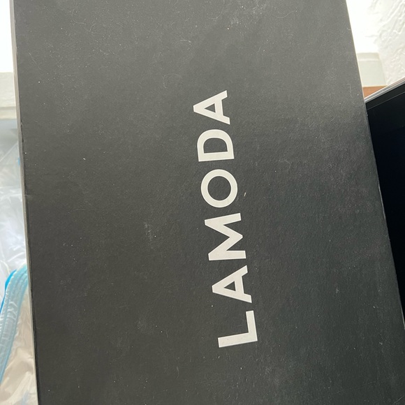 NIB LAMODA BLK arguments platform, creeper thigh high boots size 9 - Picture 5 of 9